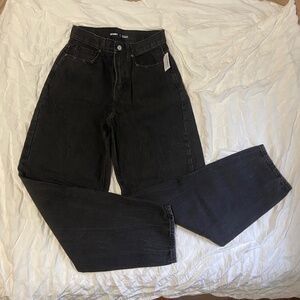 NWT Old Navy Black Balloon Jeans Extra High Rise - 4T